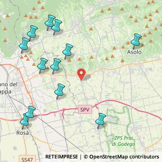 Mappa Via Marini, 31020 San Zenone degli Ezzelini TV, Italia (5.48917)