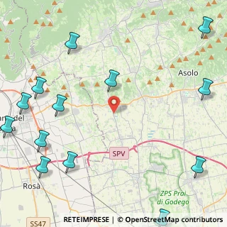Mappa Via Marini, 31020 San Zenone degli Ezzelini TV, Italia (6.765)