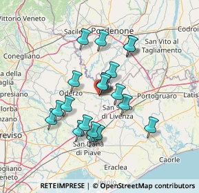 Mappa Via I° Maggio, 31045 Motta di Livenza TV, Italia (11.561)