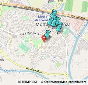 Mappa Via I° Maggio, 31045 Motta di Livenza TV, Italia (0.39667)