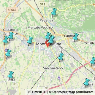 Mappa Via Andrea Palladio, 31044 Montebelluna TV, Italia (2.66)