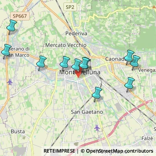 Mappa Via Andrea Palladio, 31044 Montebelluna TV, Italia (2.08182)