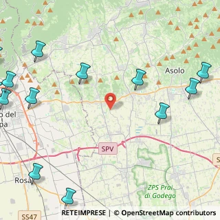Mappa Via Callesella, 31020 San Zenone degli Ezzelini TV, Italia (6.81538)