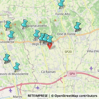 Mappa Via Callesella, 31020 San Zenone degli Ezzelini TV, Italia (2.53357)