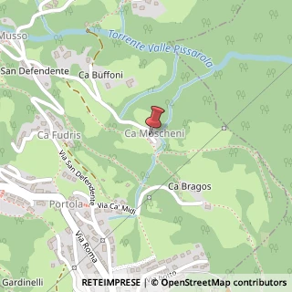 Mappa Via Ca' Moschè, 20, 24030 Roncola, Bergamo (Lombardia)