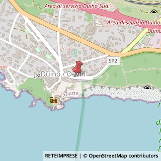 Mappa Via Duino, 25, 34011 Duino TS, Italia, 34011 Duino-Aurisina, Trieste (Friuli-Venezia Giulia)