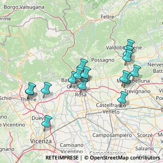 Mappa Via Ferrari, 36060 Romano D'ezzelino VI, Italia (15.30563)