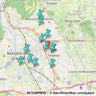 Mappa Via Ferrari, 36060 Romano D'ezzelino VI, Italia (1.60167)