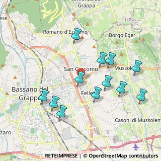 Mappa Via Ferrari, 36060 Romano D'ezzelino VI, Italia (1.95833)