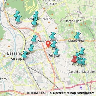 Mappa Via Ferrari, 36060 Romano D'ezzelino VI, Italia (2.33588)