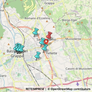 Mappa Via Ferrari, 36060 Romano D'ezzelino VI, Italia (1.93636)