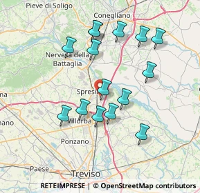Mappa Via Giacomo Matteotti, 31027 Spresiano TV, Italia (6.89133)