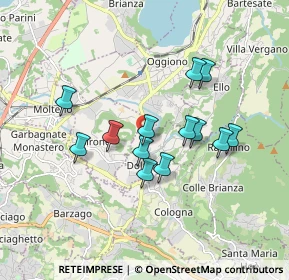 Mappa Via Campagnola, 23843 Dolzago LC, Italia (1.47231)