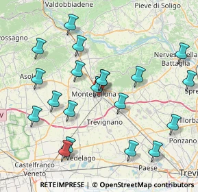 Mappa Via Pastrengo, 31044 Montebelluna TV, Italia (8.413)