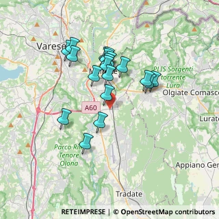 Mappa Via IV Novembre, 21040 Vedano Olona VA, Italia (3.11579)