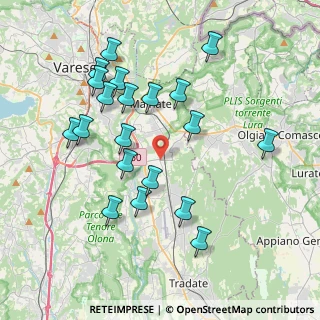 Mappa Via IV Novembre, 21040 Vedano Olona VA, Italia (3.93)