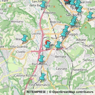 Mappa 22070 Grandate CO, Italia (3.147)