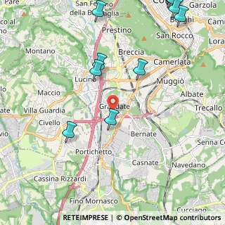Mappa 22070 Grandate CO, Italia (3.08583)