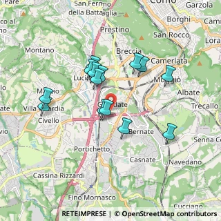 Mappa 22070 Grandate CO, Italia (1.56714)