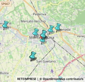 Mappa Largo Dieci Martiri, 31044 Montebelluna TV, Italia (1.9125)