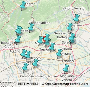 Mappa Largo Dieci Martiri, 31044 Montebelluna TV, Italia (16.31105)