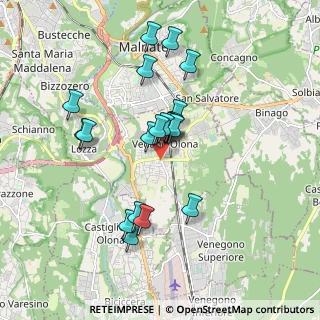 Mappa 21040 Vedano Olona VA, Italia (1.5835)