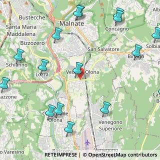 Mappa 21040 Vedano Olona VA, Italia (3.01875)