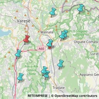 Mappa 21040 Vedano Olona VA, Italia (4.63818)
