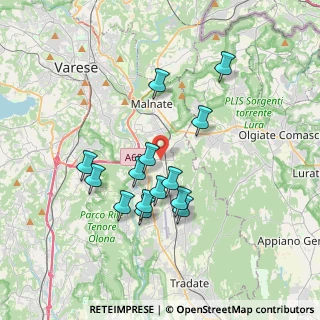 Mappa 21040 Vedano Olona VA, Italia (3.21786)