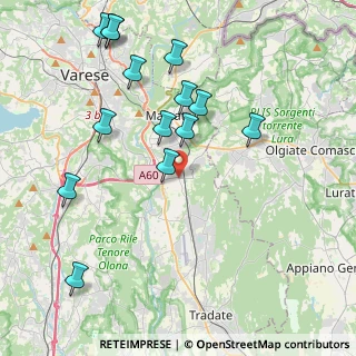 Mappa 21040 Vedano Olona VA, Italia (4.42643)