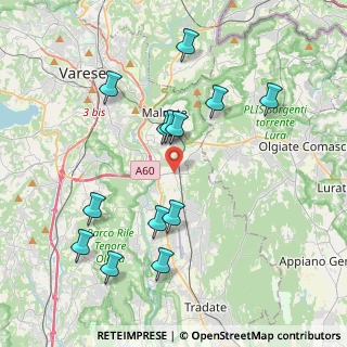 Mappa 21040 Vedano Olona VA, Italia (4.06385)