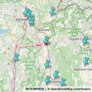 Mappa 21040 Vedano Olona VA, Italia (5.84154)