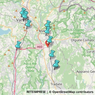 Mappa 21040 Vedano Olona VA, Italia (4.27)