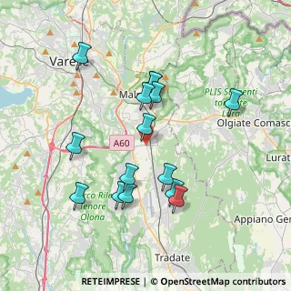 Mappa 21040 Vedano Olona VA, Italia (3.56467)