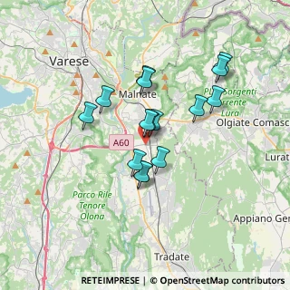 Mappa 21040 Vedano Olona VA, Italia (2.79067)