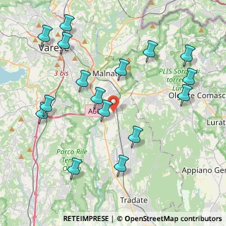 Mappa 21040 Vedano Olona VA, Italia (4.65625)