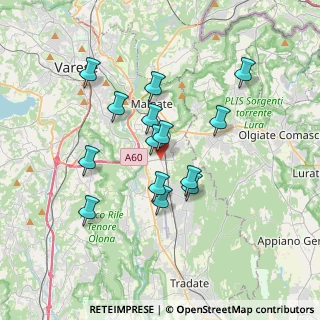 Mappa 21040 Vedano Olona VA, Italia (3.07643)