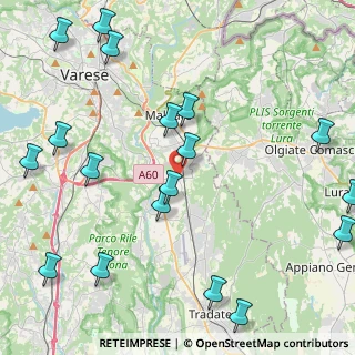 Mappa 21040 Vedano Olona VA, Italia (5.65889)