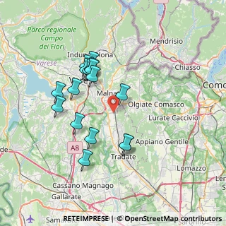 Mappa 21040 Vedano Olona VA, Italia (6.69)
