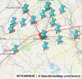 Mappa Via A. Zambaldi, 30026 Portogruaro VE, Italia (8.6835)