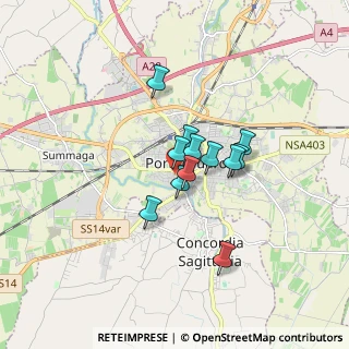 Mappa Via A. Zambaldi, 30026 Portogruaro VE, Italia (1.09833)