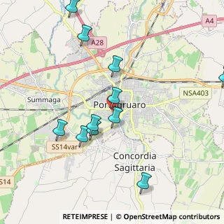 Mappa Via A. Zambaldi, 30026 Portogruaro VE, Italia (2.10909)