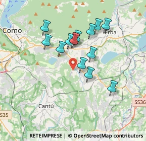 Mappa Via Isonzo, 22030 Orsenigo CO, Italia (3.10692)