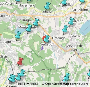 Mappa Via Isonzo, 22030 Orsenigo CO, Italia (3.2905)