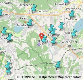 Mappa Via Isonzo, 22030 Orsenigo CO, Italia (2.9535)