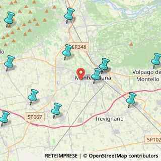 Mappa Vicolo Monte Adamello, 31044 Montebelluna TV, Italia (5.555)