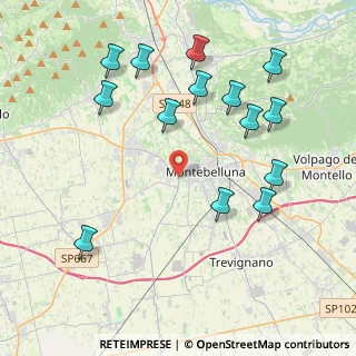 Mappa Vicolo Monte Adamello, 31044 Montebelluna TV, Italia (4.505)