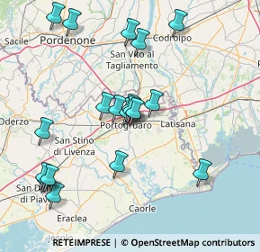 Mappa Via Benedetto Marcello, 30026 Portogruaro VE, Italia (15.53684)