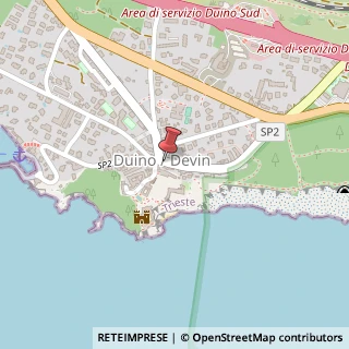 Mappa Frazione Duino, 29, 34011 Duino-Aurisina, Trieste (Friuli-Venezia Giulia)