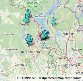 Mappa Viale Pietro Martire, 21021 Angera VA, Italia (9.29471)